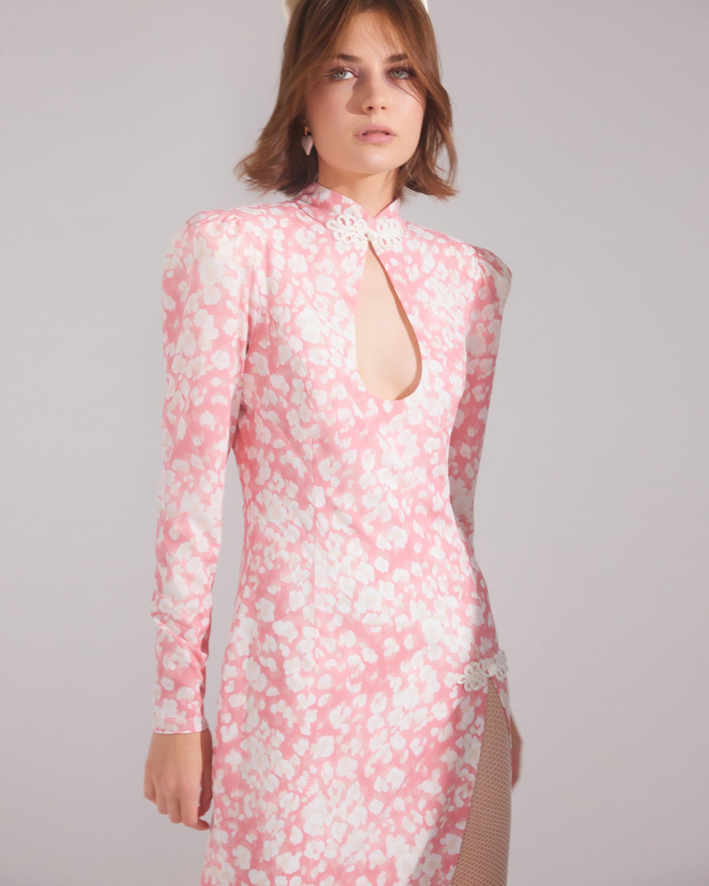 Juliet D’Or Merlyn midi dress with a side split