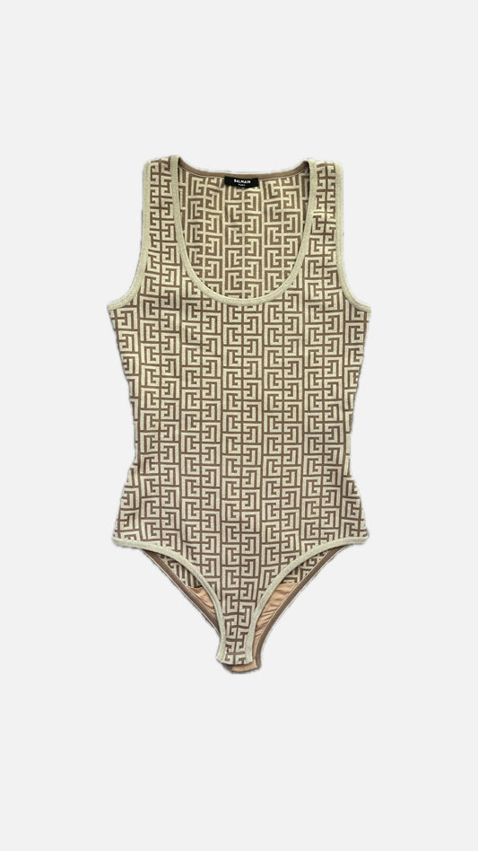 BALMAIN monogram bodysuit