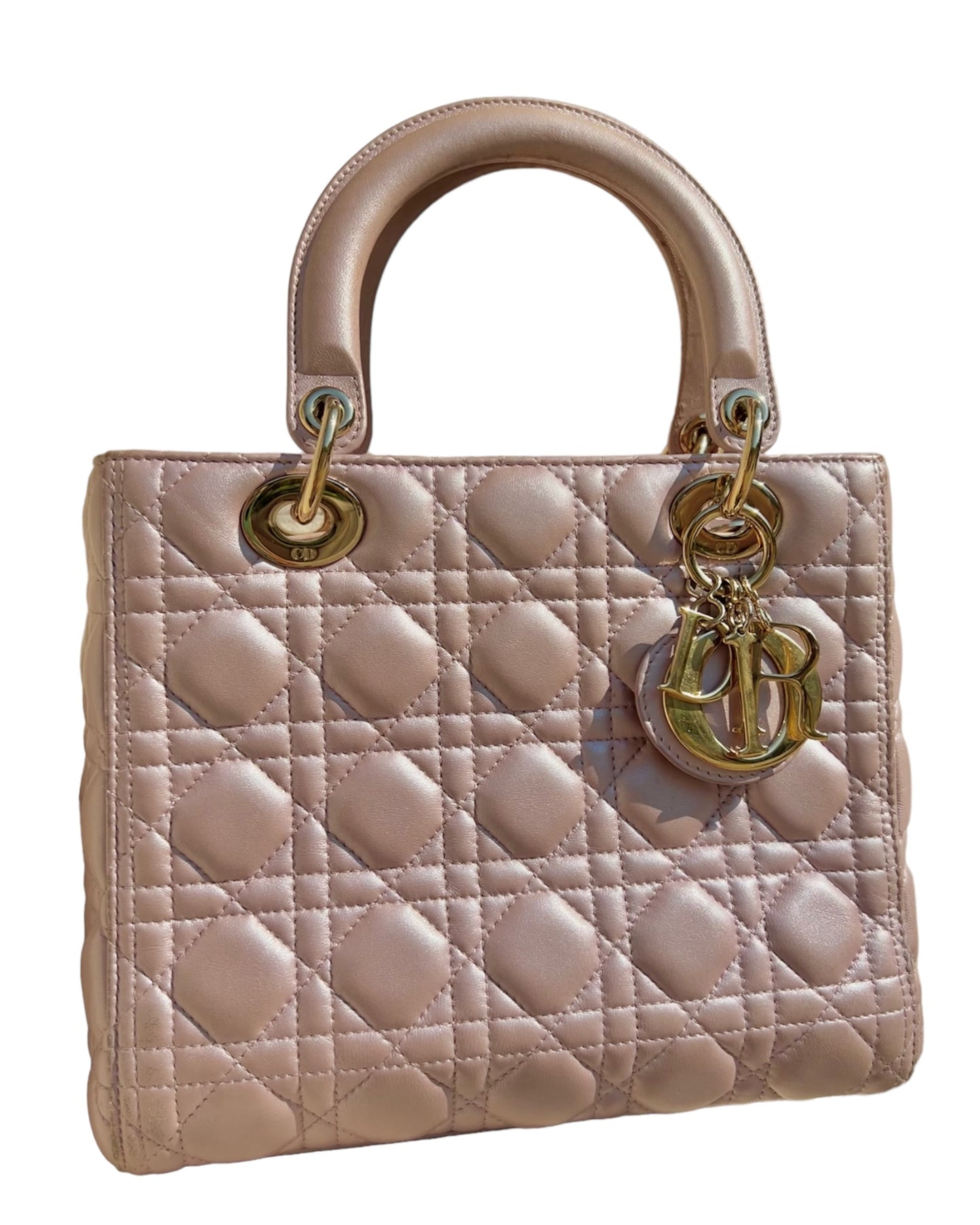 CHRISTIAN DIOR                            medium Cannage Lady two-way handbag