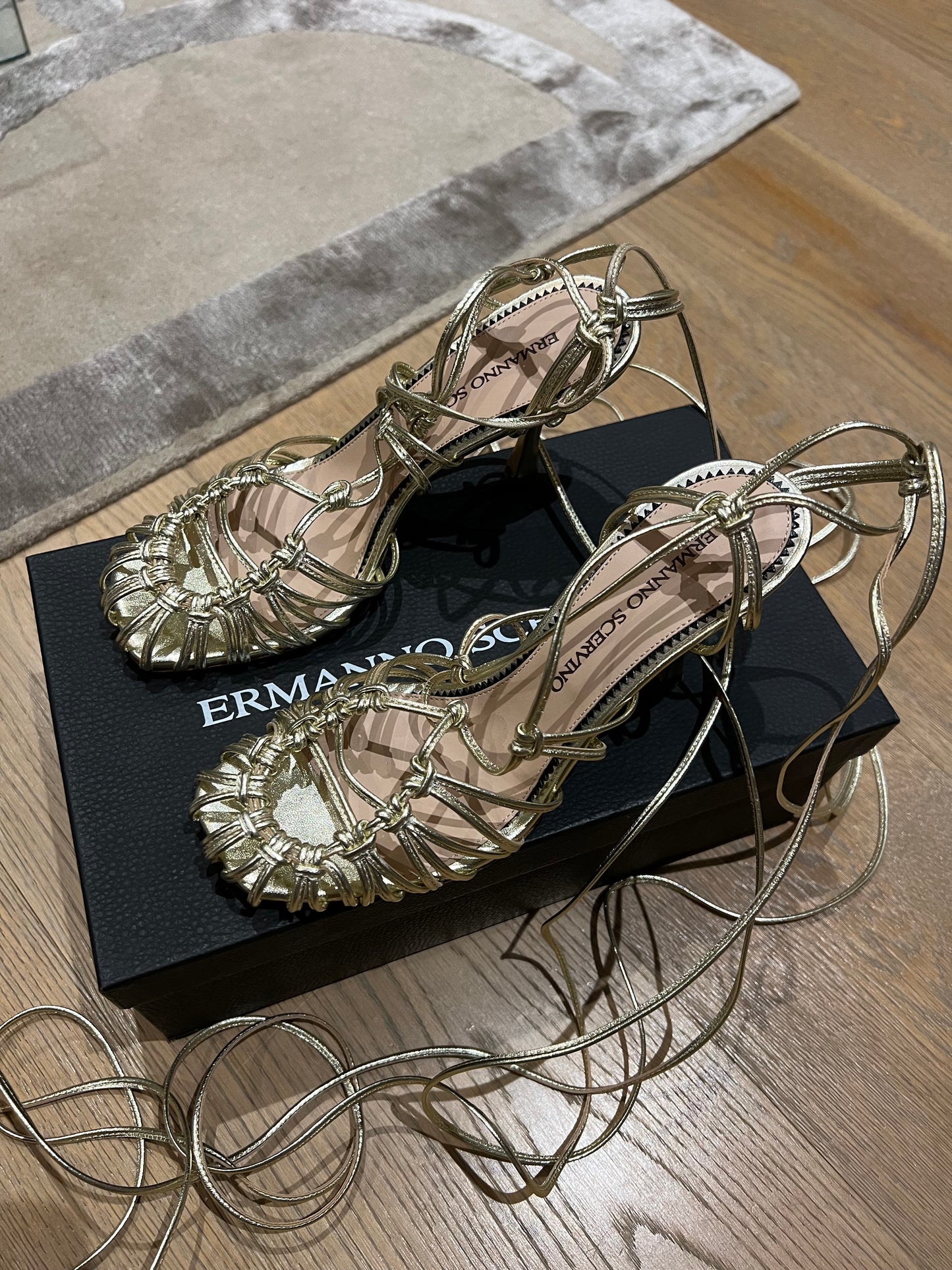 Ermanno Scervino heeled Greek sandals