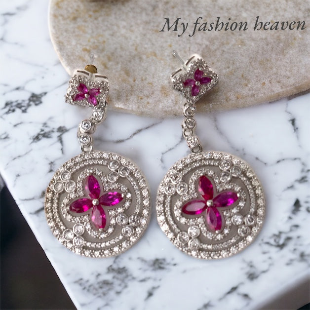 Cubic zirconia earrings