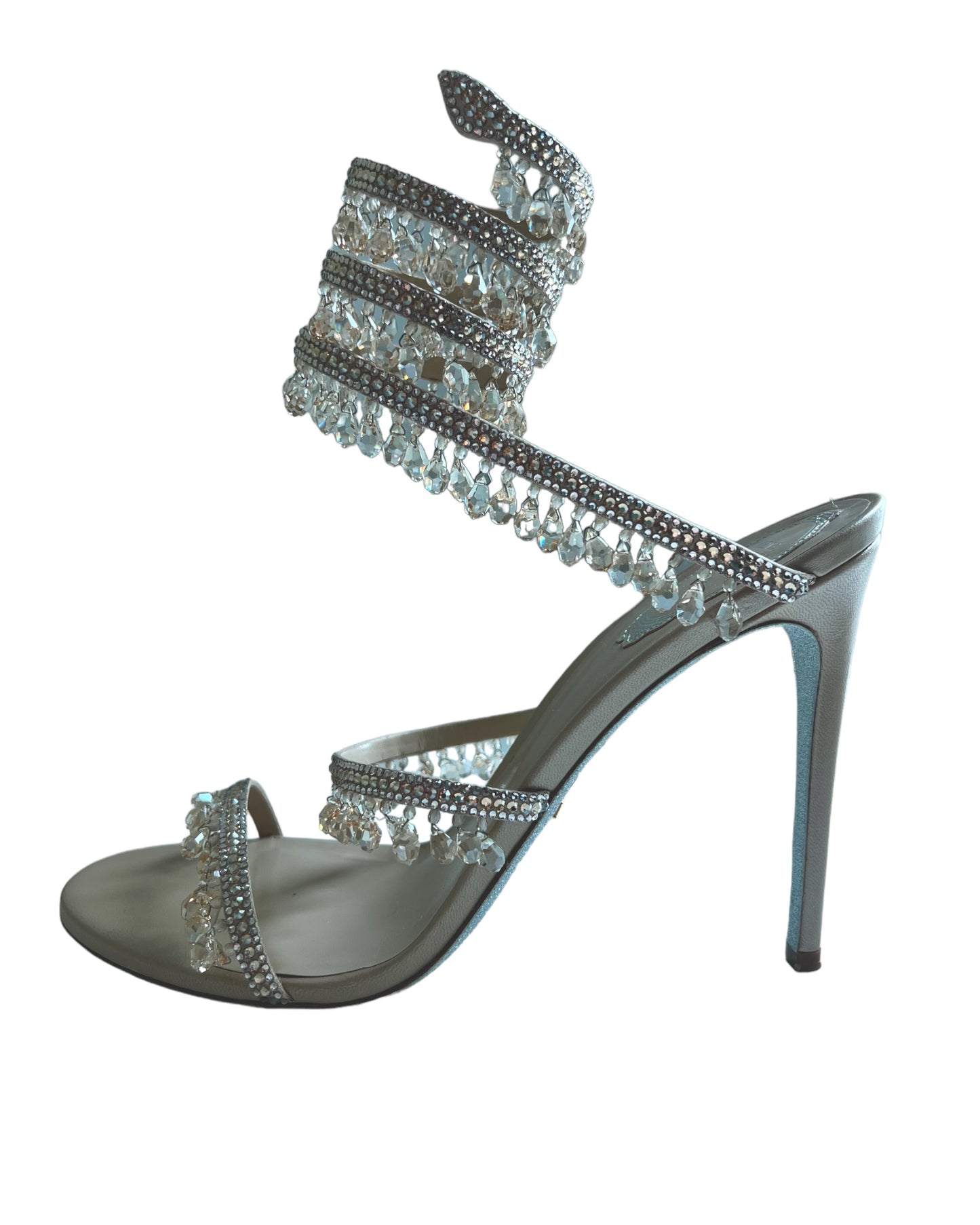 RENE CAOVILLA                         leather heeled sandals