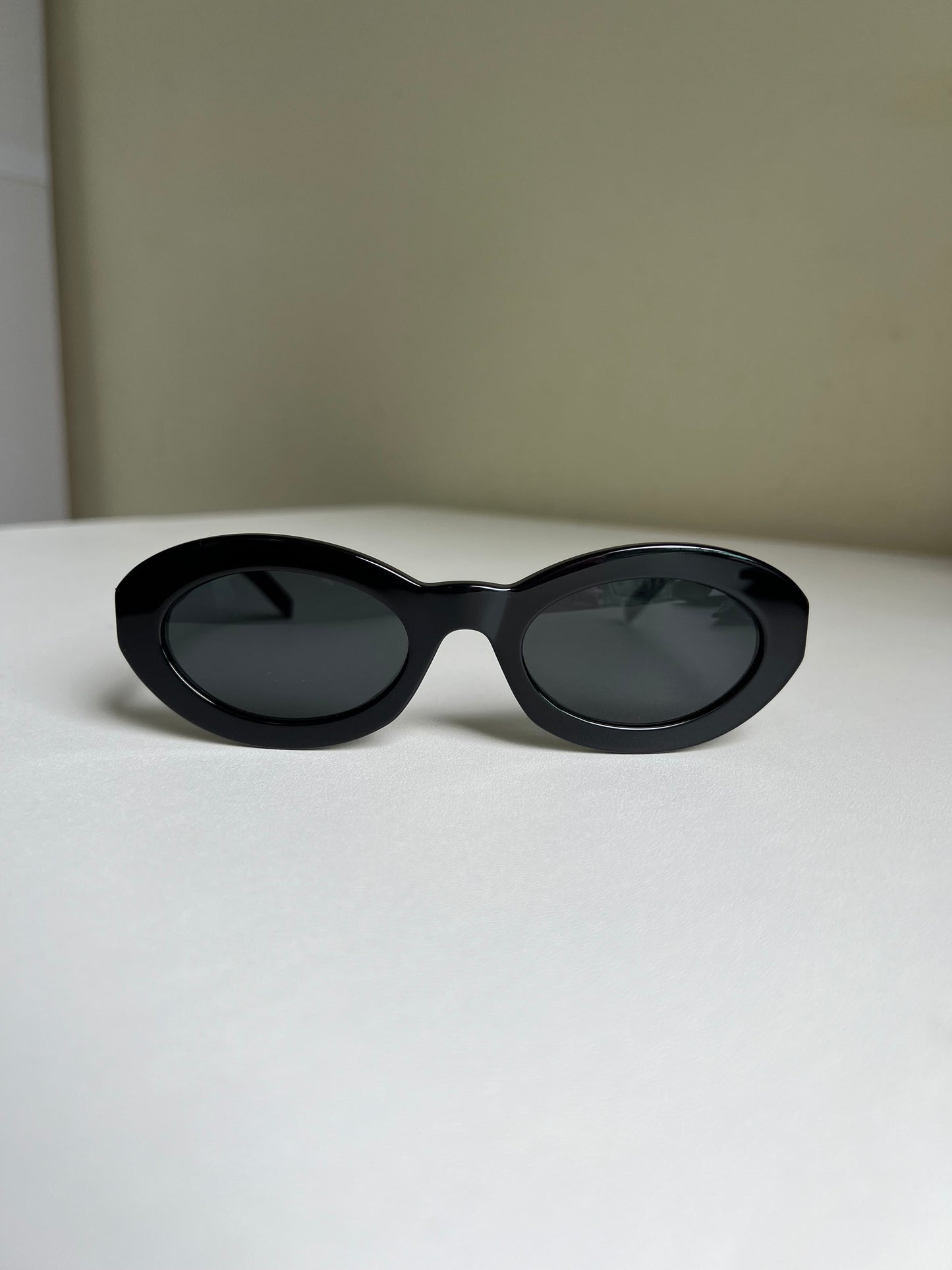 SAINT LAURENT Cassandre oval sunglasses