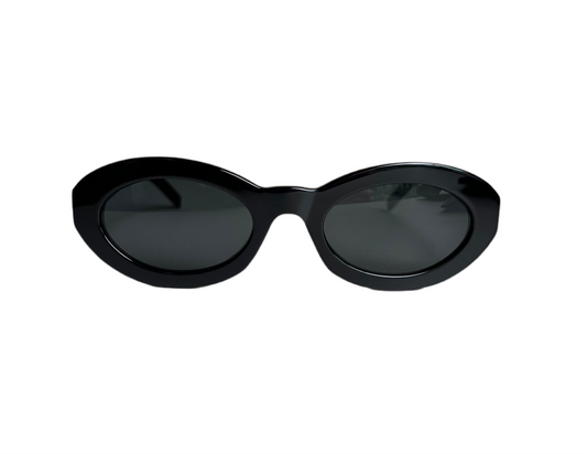 SAINT LAURENT Cassandre oval sunglasses