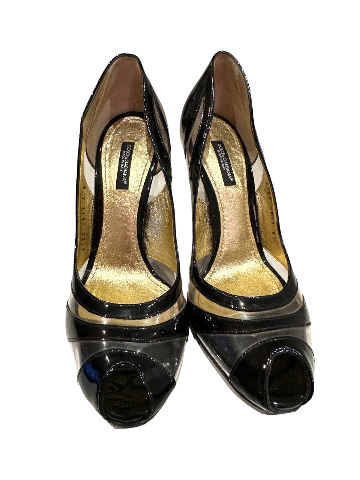 DOLCE and GABBANA patent leather heels