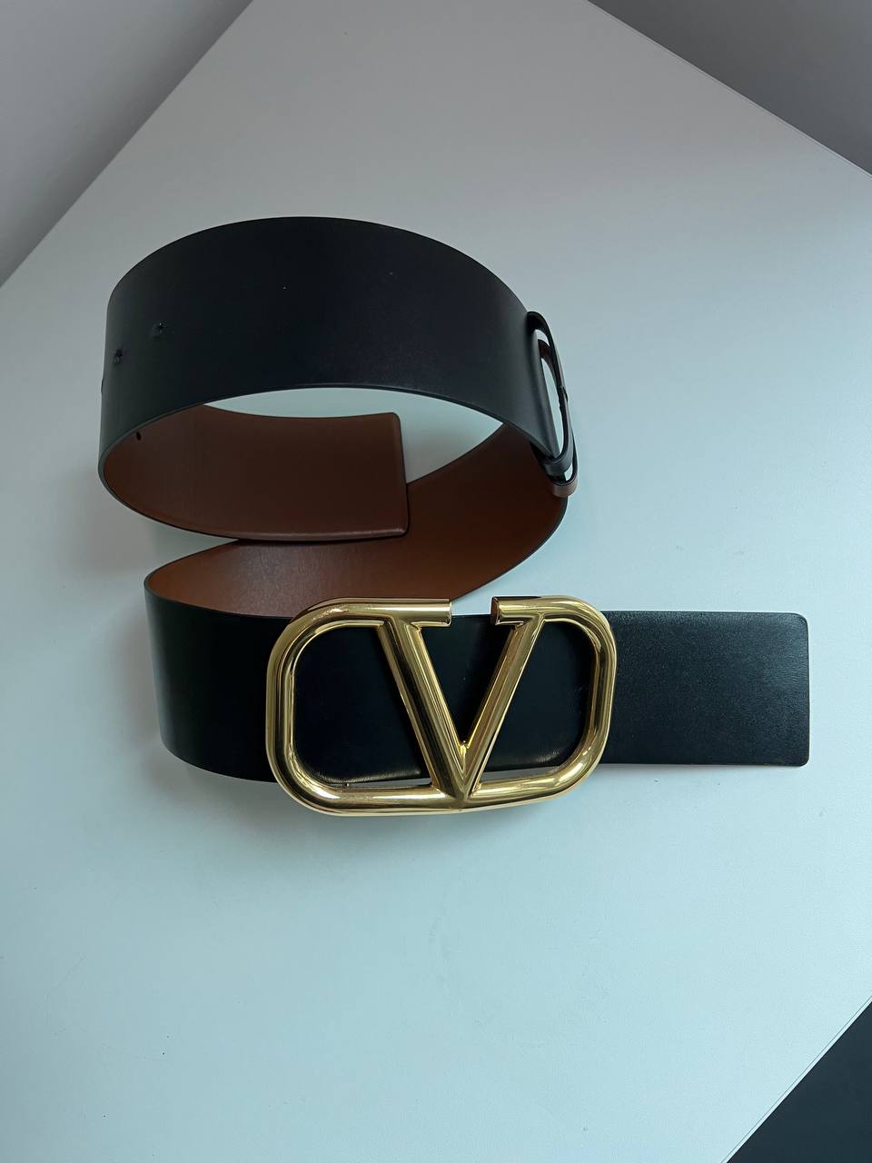 VALENTINO GARAVANI                VLogo reversible leather belt