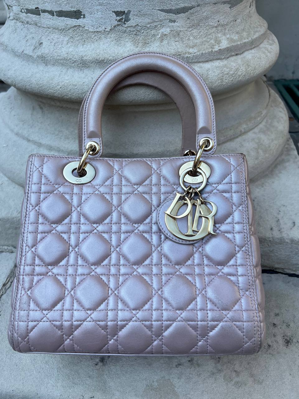 CHRISTIAN DIOR                            medium Cannage Lady two-way handbag